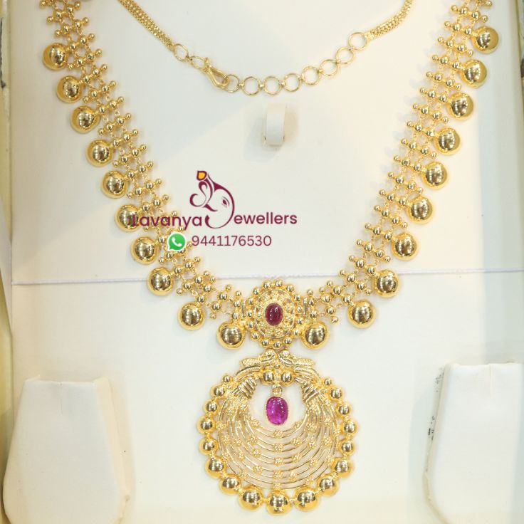 916/22ct Light Weight Gold Necklace