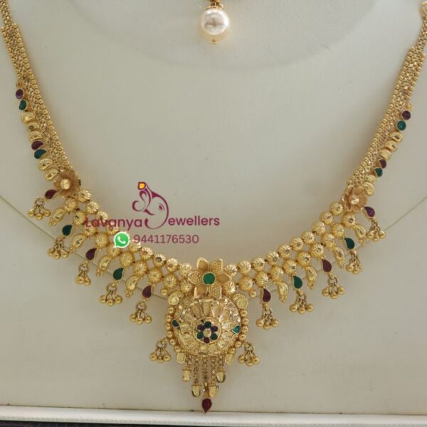 916/22ct Plain Gold Necklace